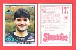 NEWCASTLE UNITED MERLIN SHREDDIES 96 FOOTBALL STICKERS MANY DIFFERENT PLAYERS