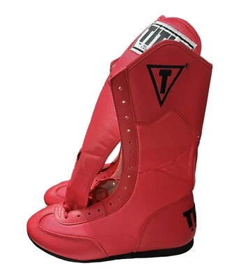 Title Boxing Speed Flex Encore Mid Length Boxing Shoes Red Mens Sz 6 - Image 1 of 4