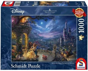 NEW Schmidt Jigsaw Puzzle 1000 Pieces 59484 Beauty and the Beast Dancing in - Foto 1 di 2