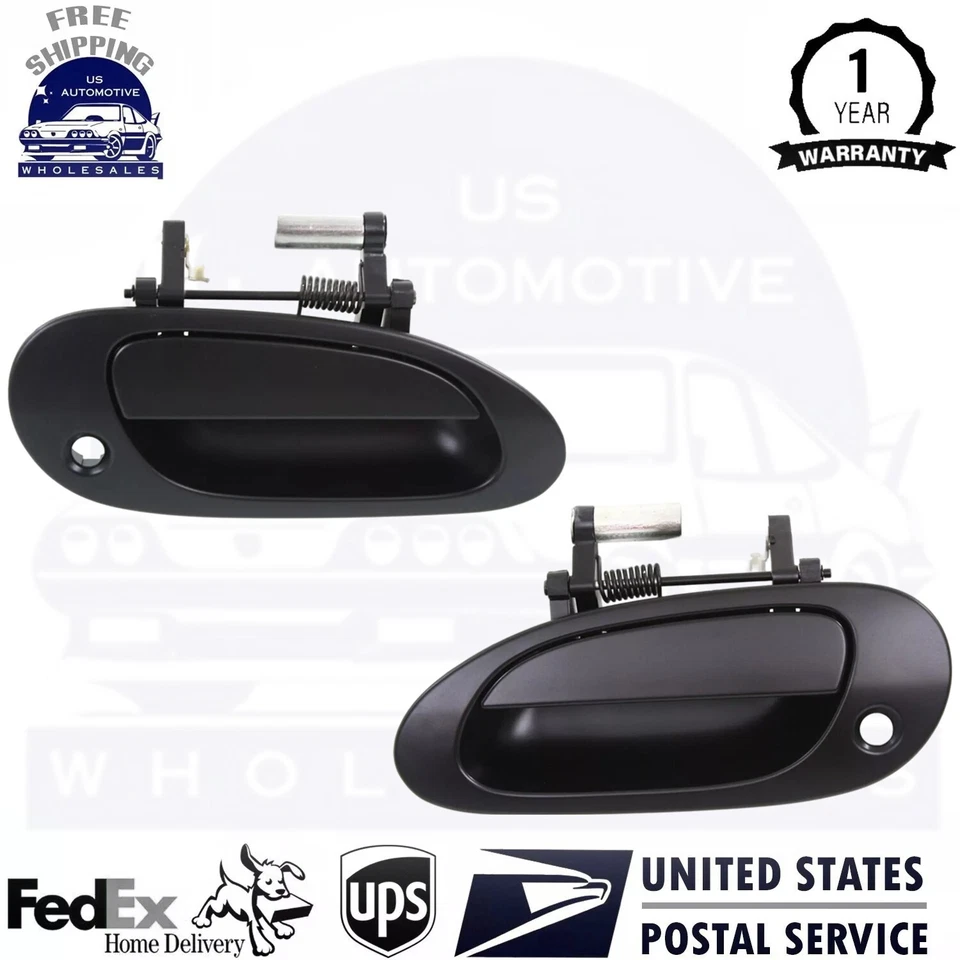 New Exterior Door Handle Left & Right Side Primed Black For 1999-2006 Acura TL - Изображение 1 из 1