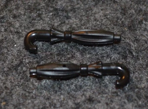 (2) BLACK Umbrella Bricks ~ Minifigure Accessories ~ NEW Lego - Picture 1 of 1