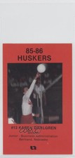 1985-86 Coca-Cola Nebraska Cornhuskers Police Karen Dahlgren #14