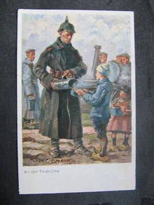 Feldpostkarte 1. WK, col. S.-B. 6.Bayer.Reserve-Division Feld-Rekruten-Depot I - Bild 1 von 2