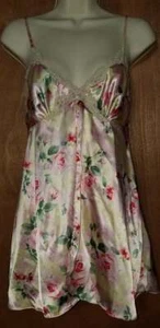 Vintage Secret Treasures Night Gown & Robe Satin Slinky Slippery Wet Size 8 - Picture 1 of 7