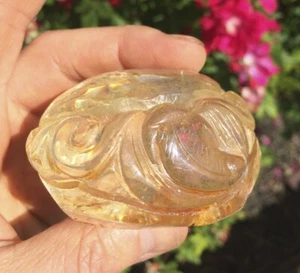 carving (Quartz) 'gazer wave' healing crystal - Bild 1 von 4