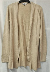 Cárdigan Dorothy Perkins Mujer Beige Manga Larga Puño con Botones Frente Abierto Talla 8T - Imagen 1 de 6