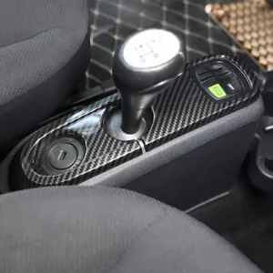 Carbon Optik Mittelkonsole Blende Abdeckung Für Smart Fortwo 451 2009-2015 - Bild 1 von 10
