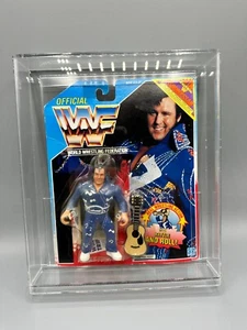Honkey Tonk Man MOC in AFA Acrylic case 1990 Hasbro WWE WWF figure - Picture 1 of 8