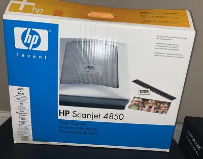 HP ScanJet 4850 Flatbed Scanner Color Photo Slide USB Open Box New W/Box - Image 1 of 4