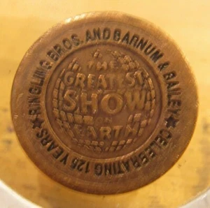 Ficha de autobús de tránsito vintage Ringling Bros. Barnum & Bailey Circus Atlanta, GA - Imagen 1 de 2