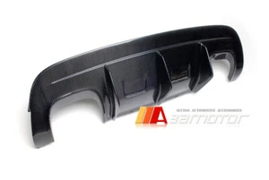Carbon Fiber AKM Style Rear Bumper Diffuser Quad Fits BMW E71 X6 M X6M M Sport - Picture 1 of 3