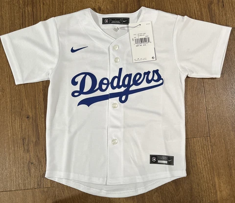Dodgers Cody Bellinger #35 Nike Unisex Youth Jersey White V Neck Size 3T Cover