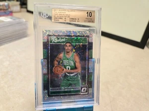 Jayson Tatum 2017 Panini Donruss Optic The Rookies Fastbreak Holo Card #3 BGS 10 - Picture 1 of 2