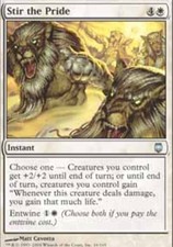 MTG magic cards 2x x2 Light Play, English Stir the Pride Darksteel