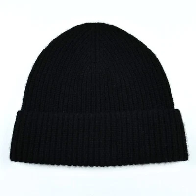 Hombres Mujeres - Unisex 100% Cachemira Tejido Puños Gorro 3 Capas Foto 1 de 4