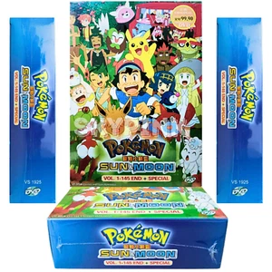 Pokemon Sun & Moon Complete TV Series Vol. 1-145 End + Special DVD Anime Eng Dub - Picture 1 of 6