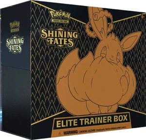 1x Pokemon Shining Fates Elite Trainer Box - Featuring Eevee VMAX - Picture 1 of 1