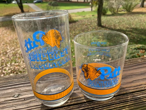 University of Pittsburgh Panthers tall glass and a tumbler Cover