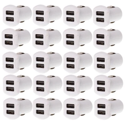 Scosche Revolt 2-Port USB Charger Dual 12W Watt 5V Volt Ports White (Pack of 20) - Image 1 of 4