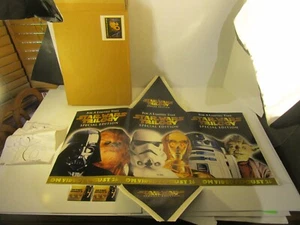 1997 Star Wars Trilogy Cardboard counter Display Darth Vader, Yoda C3PO - Picture 1 of 4