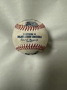 MLB Colorado Rockies LA Dodgers gebrauchter Baseballball 26.09.23 James Outman - Bild 1 von 6