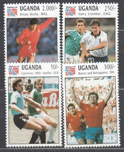 Uganda - Correo Yvert 1023/6 * Mn Deportes fútbol - Imagen 1 de 1