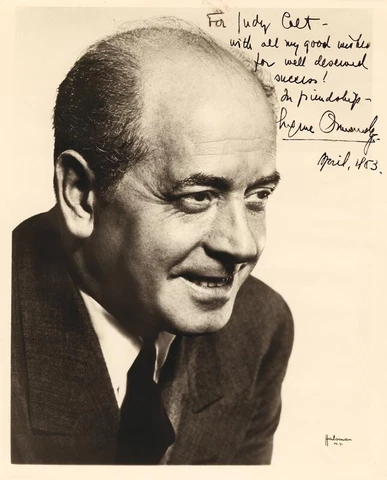 EUGENE ORMANDY - AUTOGRAPHED INSCRIBED PHOTOGRAPH 4/1963 Cover