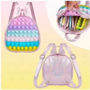 pop fidget toys backpack for girls kids - Picture 1 of 5