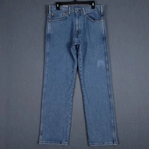 Levis Jeans Mens 34x32 Blue Western Fit Stretch Straight Leg Stretch Denim - Picture 1 of 15