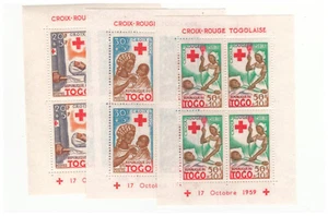TOGO SC.B12a, 13a, 14a ROTES KREUZ JAHRHUNDERT S/S POSTFRISCH YE15 - Bild 1 von 1