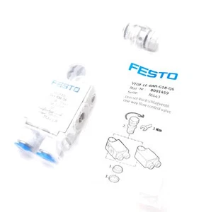 Festo VFOF-LE-BAH-G18-Q6 One Way Flow Control Valve 2.9-145Psi, 240L/min - Picture 1 of 3