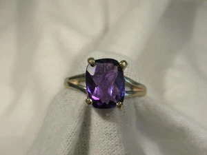 Women's 9x7mm Amethyst Sz 5 - Picture 1 of 1
