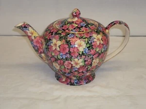 Vintage Royal Winton Grimwades Florence Rosa Chintz 2 Pint Teekanne - Bild 1 von 8