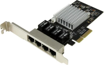 Schedi rete PCIe Gigabit Power over a 4 porte PCI express StarTech ST4000SPEXI - Immagine 1 di 4