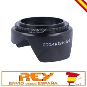 Tulipa Objetivo Cámara Parasol Compatible Lente de 62mm Universal Roscado h146 - Imagen 1 de 6