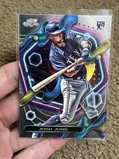 Josh Jung RC #95 2023 Topps Cosmic Chrome Texas Rangers Rookie Card