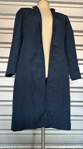 Adrianna Papell Evening Damen 6 bestickt offen lang Staubwedel Blazer blau Herbst - Bild 1 von 20