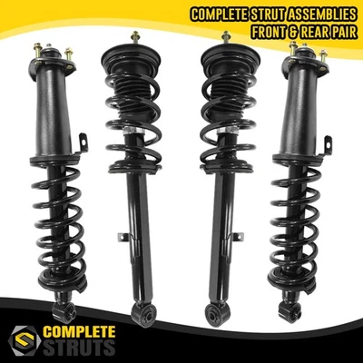 Front & Rear Complete Struts & Coil Springs for 2006-2013 Lexus IS250 RWD Sedan - Image 1 of 4