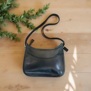 Bolso Coach 9855 Clásico Hobo Negro Vintage Cuero En Hermoso Estado - Imagen 1 de 14
