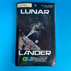 Lunar Lander (1981) - Atari 400/800 32K Scheibe von Adventure International in Box - Bild 1 von 7