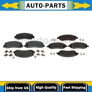 For Ford F-250 Super Duty 6.0L 2005-2007 Front Rear Disc Brake Pad Set 2x Fits - Picture 1 of 6