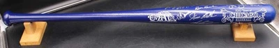 Bate de béisbol firmado 100 años por los Cachorros de Chicago Billy Williams +25 automático ZJ19321 Foto 1 de 4