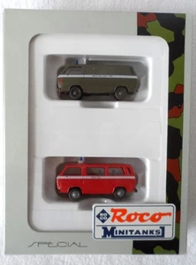 Roco Minitanks H0 #814 Set US Militärpolizei VW Typ 2 Bus+Kastenwagen Neu in OVP - Bild 1 von 2