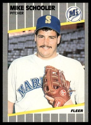 1989 Fleer #559 Mike Schooler - Image 1 of 2