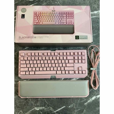 Razer BlackWidow Quartz Edition V2 Pink JP Mechanical Keyboard Tested - Image 1 of 4