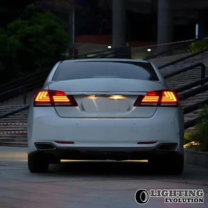 Red Clear LED Tail Lights Rear Lamp For 2013-2016 2017 Honda Accord 4Door Sedan - Picture 1 of 18