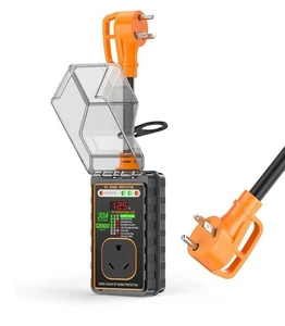 30 Amp RV Surge Protector W LED Display 12000J Circuit Analyzer Plug Open Box - Bild 1 von 6