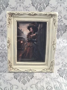 Baroque Rococo Retro Style Shabby Chic Photo Frame 5" X 7" Vgc - Picture 1 of 9