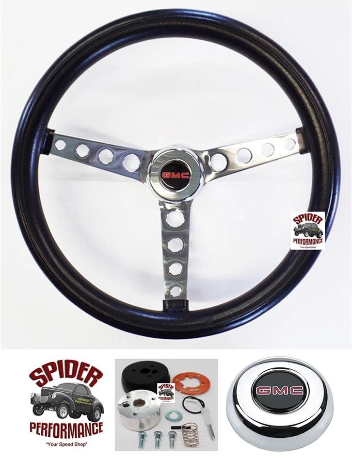1960-1969 Suburban GMC пикап рулевое колесо 14 1/2» классический хром - Изображение 1 из 4
