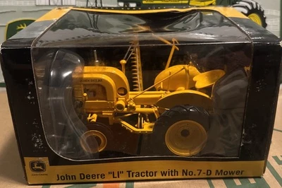 John Deere "LI" w/ No. 7 - D Mower 1/16 Diecast Farm Tractor Replica By SpecCast - Image 1 of 4